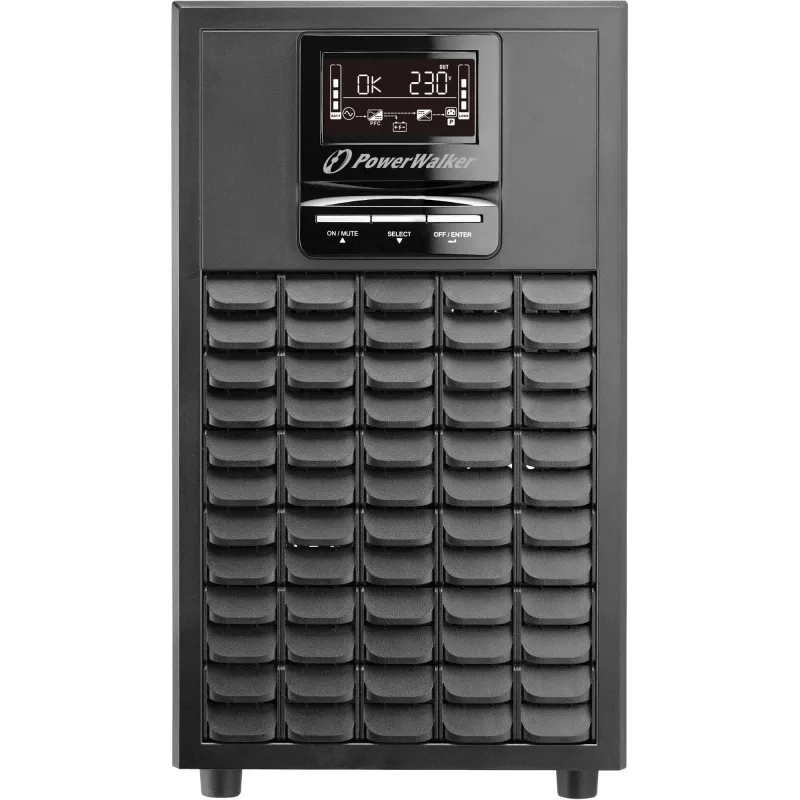 PowerWalker VFI 3000 CG PF1 Nepārtrauktās barošanas avots (UPS) 3 kVA / 3000 W, 9 kontaktligzdas