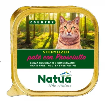 NATUA Country Sterilised Šķiņķis - slapjā barība kaķiem - 100g