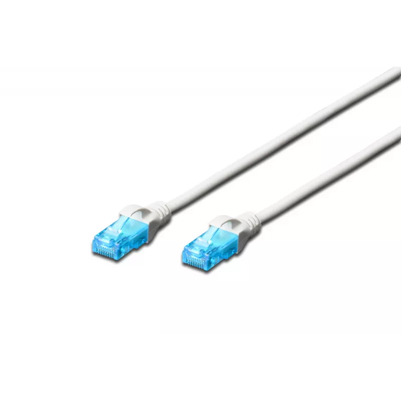 CAT 5e U-UTP savienojuma kabelis 0,5m balts