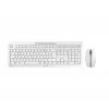 CHERRY Stream Desktop bezvadu tastatūra un pele, QWERTZ, balta