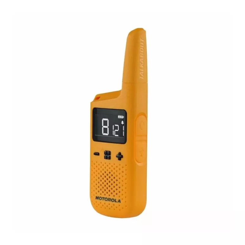 Motorola Talkabout T72 divvirzienu radio 16 kanāli 446.00625 - 446.19375 MHz Oranžs