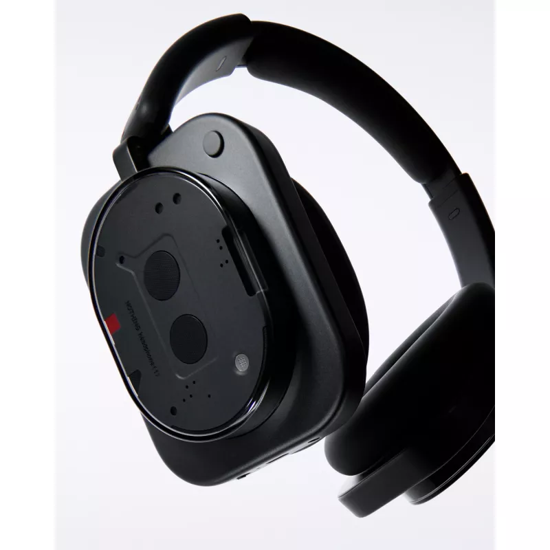 Austiņas ar aktīvo trokšņu slāpēšanu Nothing Headphone (1) — Melnas