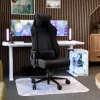 Arozzi Vernazza Soft Fabric spēļu krēsls, Pure Black