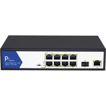 VALUE Gigabit Ethernet slēdzis 21.99.1193 10/100/1000 Mbps, nepārvaldāms, 8 porti