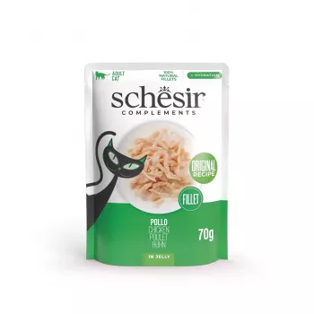 SCHESIR Vistas fileja želejā - mitrā kaķu barība - 70g
