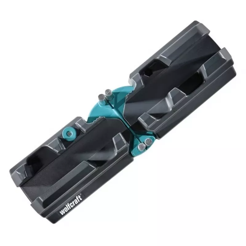 Slīpuma un griešanas leņķa mērītājs Wolfcraft 6948200 — leņķa mērītājs, 85–180° mērījums, dēļiem līdz 3 cm, melns