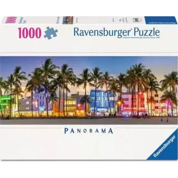Puzle Ravensburger 12001710 — 1000 gab., pilsētas motīvs, 980×375 mm, 14+