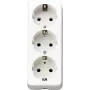 Jung Triple Schuko kontaktligzda ar sprieguma atslogotāju, aws 10 S 23 L WW (10S23LWW)