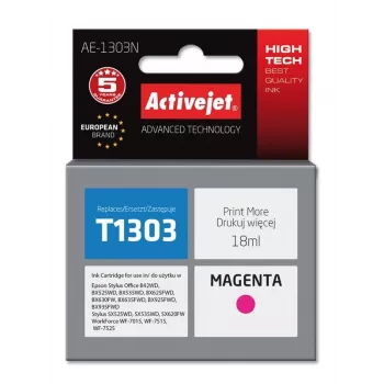 Activejet AE-1303N Tinte (Epson T1303 nomaiņa; Supreme; 18 ml; magenta)