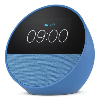 Amazon Echo Spot (2024) Ocean Blue — viedais skaļrunis ar displeju
