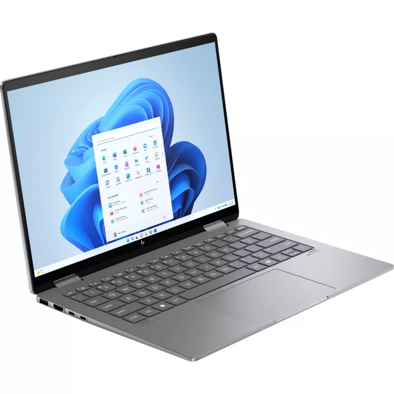 HP Envy x360 14-fc0450ng B04YCEA#ABD Pārveidojamais klēpjdators 35,6 cm (14 inch) 2880x1800 - Intel Core Ultra 5 125U - 512GB SSD - HDMI/USB-C - Windows 11 Home - Sudrabs (B04YCEA#ABD)
