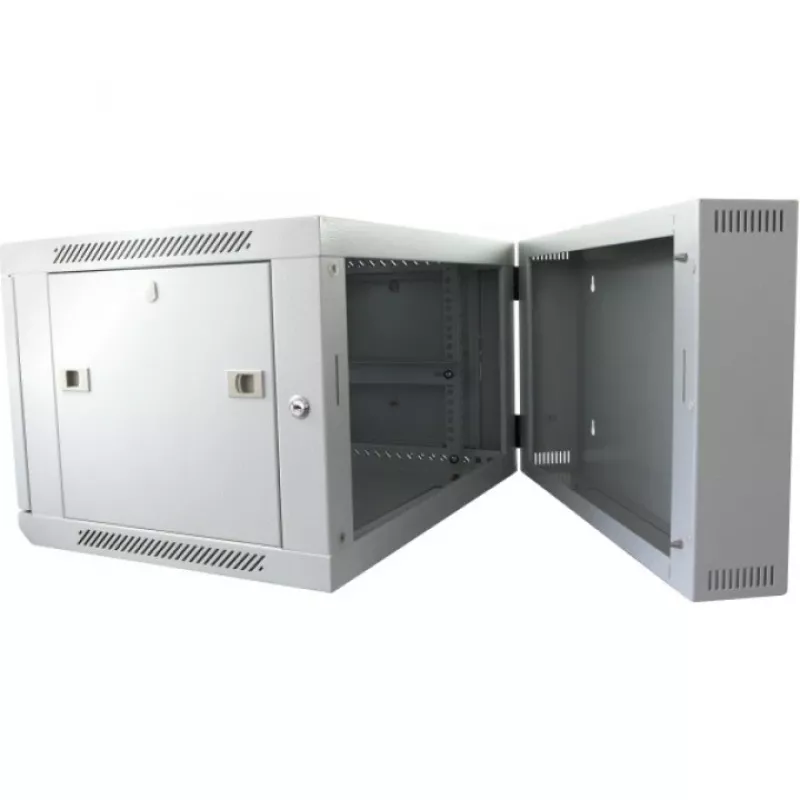 Rack skapis ALLNET SMB6612 Pelēks 33 kg, servera/tīkla korpuss, kompakts grīdas skapis