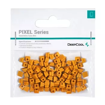 Gumijas spilventiņi DeepCool PIXEL universāli 100 gab., 9,8 g, oranži