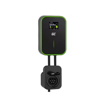 GREEN CELL WALLBOX EV POWERBOX 22KW ar kontaktligzdu un RFID