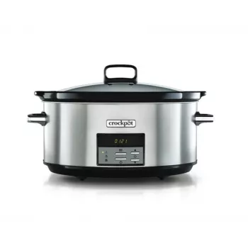 Lēnais katls Crock-Pot CSC063X 7.5 L, 320 W, nerūsējošā tērauda korpuss, keramikas izņemama bļoda