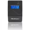 Qoltec Monolith nepārtrauktās barošanas avots (UPS) Double-conversion (Online) 1 kVA 600 W 2 SCHUKO kontaktligzdas