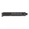 PNY NVIDIA T1000 4GB GDDR6 zema profila videokarte, 4x Mini DisplayPort (VCNT1000-SB)