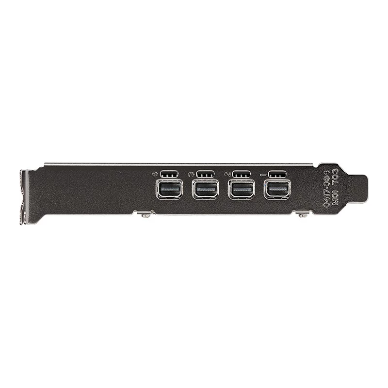 PNY NVIDIA T1000 4GB GDDR6 zema profila videokarte, 4x Mini DisplayPort (VCNT1000-SB)