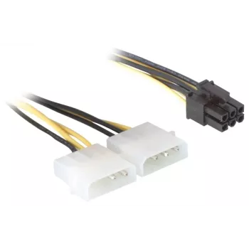 Strāvas kabelis PCI Express kartei DeLOCK 82315 0,15m