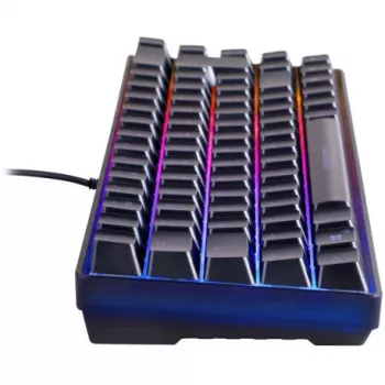 Deltaco Gaming Keyboard DK240 mini 60% USB, RGB melna