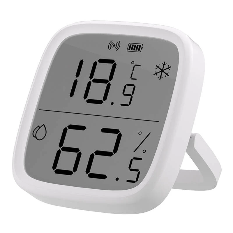 Sonoff ZigBee iekštelpu temperatūras un mitruma sensors SNZB-02D ar LCD displeju, bezvadu, CR2450