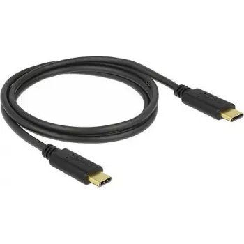 DeLOCK USB kabelis USB 2.0 1m USB C Melns 83323