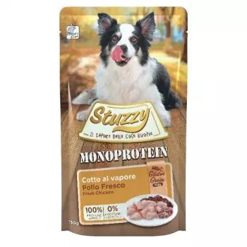 STUZZY Monoprotein Chicken - mitrā suņu barība - 150g