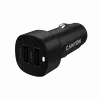 CANYON OnDrive 24 auto lādētājs 24W 2xUSB-A Melns