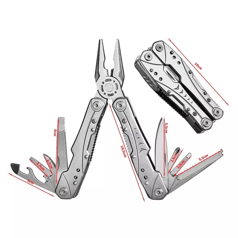 Extralink Multitool, Kabatas nazis 23-in-1, ar Maciņu, Sudrabs