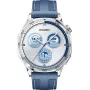 Viedpulkstenis HUAWEI WATCH GT5 46mm — 1.43 collu AMOLED, GPS, 524 mAh, nerūsējošā tērauda korpuss, zila auduma siksniņa