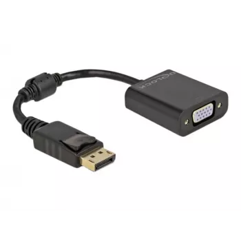 Adapter DisplayPort 1.2 vīrietis uz VGA sieviete DeLOCK 61006