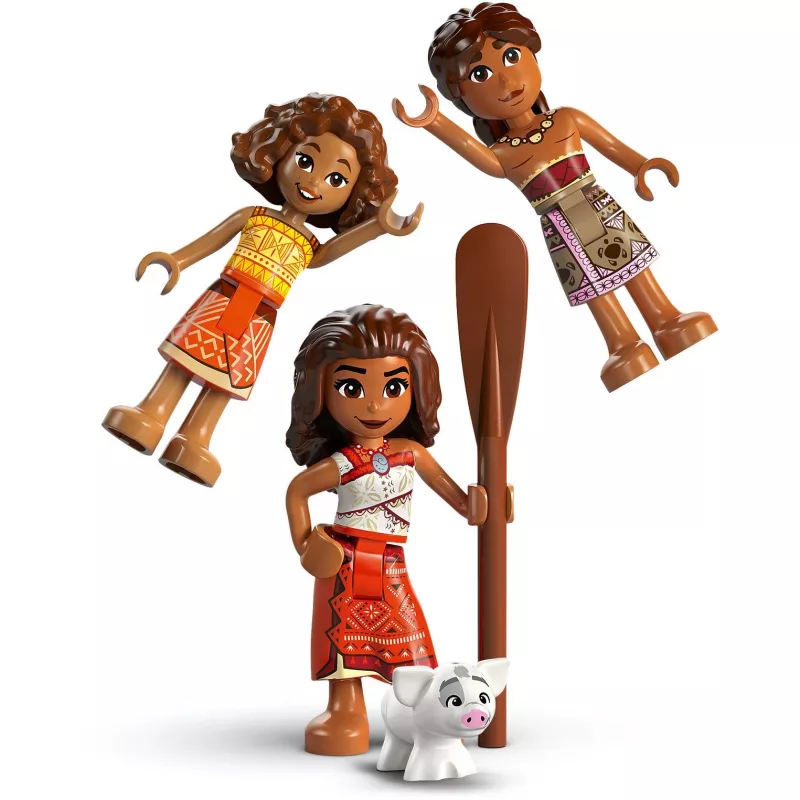 LEGO Disney 43270 Moanas piedzīvojumu kanoe, 529 detaļas, 3 minifigūras, 6+