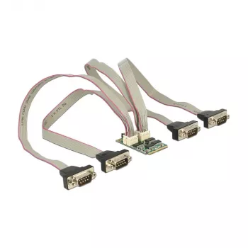 DeLOCK 95244 Mini PCIe seriālā adaptera karte - 4 x RS-232