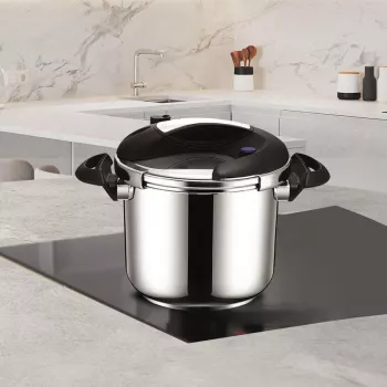 Spiediena katls Maestro MR-2901, 6 L, 22 cm diametrs, sudraba, nepiedegošs pārklājums