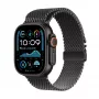 Apple Watch Ultra 2 GPS + Cellular 49mm Melna Titāna Korpuss ar Melnu Titāna Milānas Cilpu - M