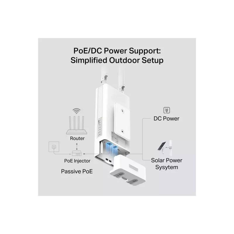 Āra Wi‑Fi maršrutētājs TP‑LINK Archer MR402‑Outdoor 4G AC1200 divu joslu