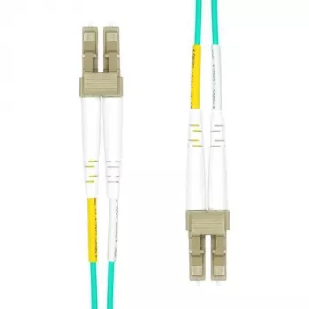 Duplex MM šķiedras optikas lēciena kabelis ProXtend FO-AQLCLCOM4D-0015 LC-LC UPC OM4 15m