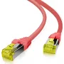 Tīkla kabelis Helos 338723 RJ-45 Cat6a 7 m Sarkans Dzeltens