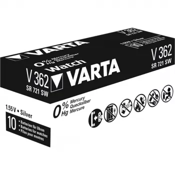 Vienreizējās lietošanas baterija Varta V362
