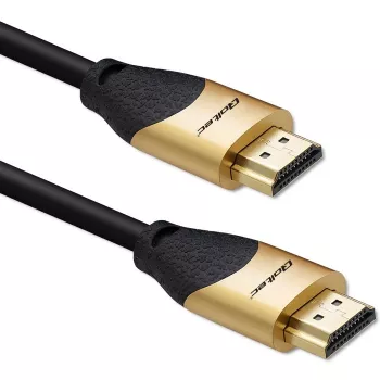 Qoltec 50355 HDMI v2.1 kabelis Ultra high speed 8K | 60Hz | 28AWG | GOLD | 2m