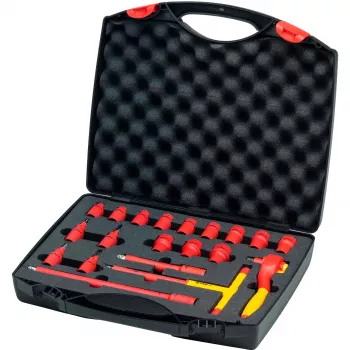 Izolēts instrumentu komplekts Wiha 43023 — 7 daļas, 1000V