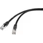Renkforce RF-4538200 tīkla kabelis melns 15 m Cat6a S/FTP (S-STP)