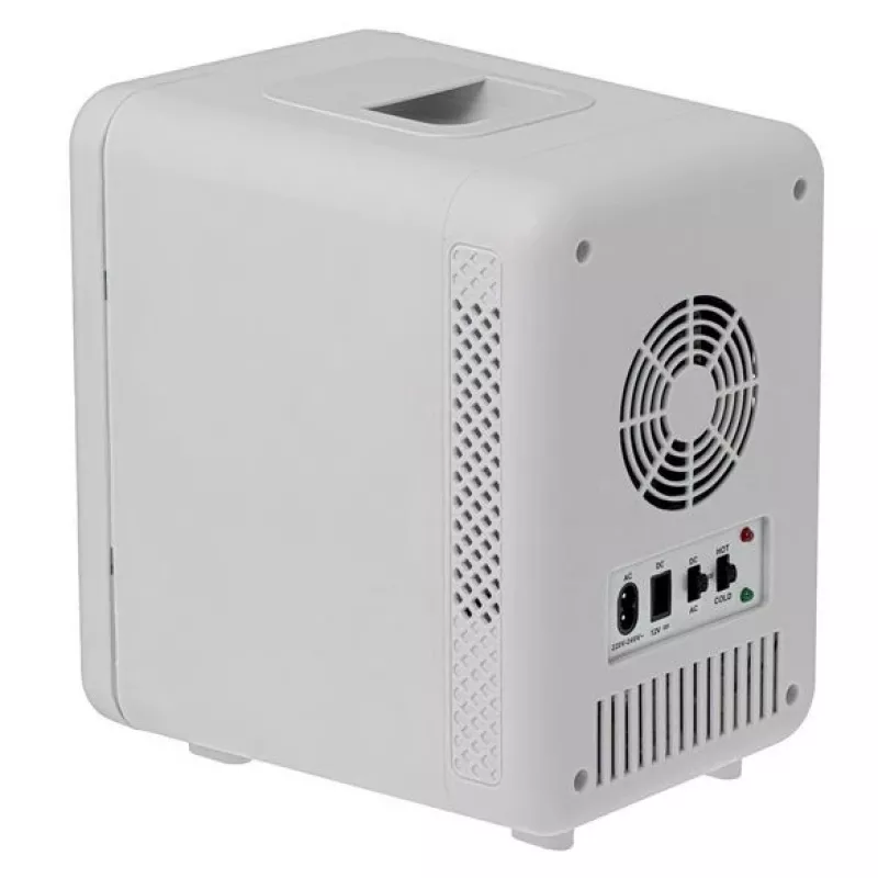 Mini ledusskapis Adler AD 8084G — pelēks, 4 L, 12V/230V, pārnēsājams