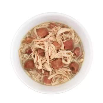 Slapjā kaķu barība Agras Pet Foods Schesir 80 g — Vistas gaļa, bezgraudu, pieaugušiem, jebkurai šķirnei