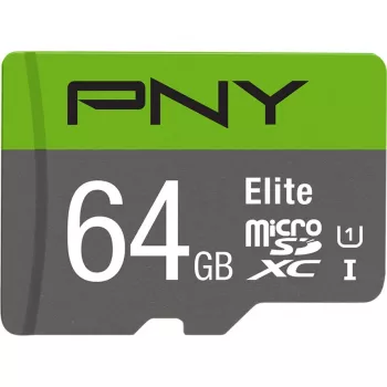 PNY Elite 64 GB MicroSDXC UHS-I Class 10 atmiņas karte