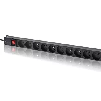Strāvas sadalītājs RACK 16A PDU, 16xFRENCH, vertikāls