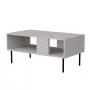 Kafijas galdiņš Cama LUCCA sols/galds 100x55x46 cashmere, taisnstūra pelēka virsma