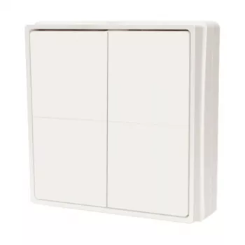 Bezvadu slēdzis Shelly BLU Wall Switch 4, balts (ivory)