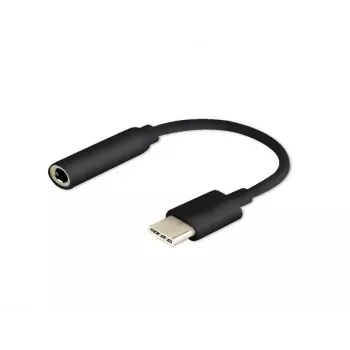 Savio AK-35/B USB Type-C (3.1) vīrišķais uz 3.5 mm sievišķo adapteris, melns