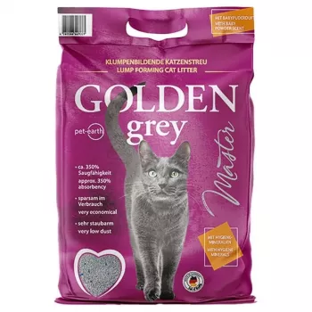 GOLDEN Grey Master - bentonīta pakaiši kaķiem - 7kg